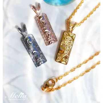 하와이안 주얼리 리버서블 골드 목걸이