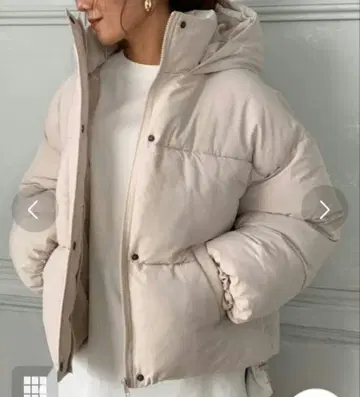 미사용 에코 다운 코트