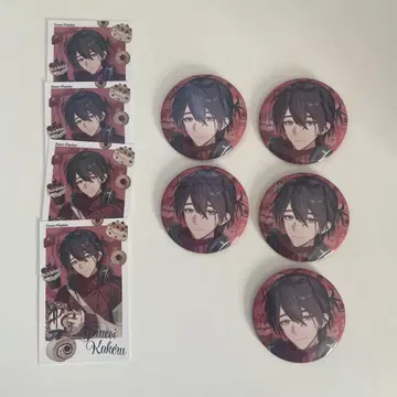 니지산지 유메오이 카케루 캔뱃지 폴라로이드 Sweet Floaties