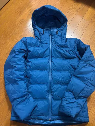 UNIQLO 심리스 다운 파카 M 블루 172992
