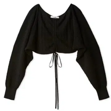 snidel 백 드로스트 시어 볼레로 가디건