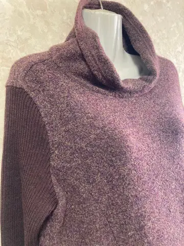 잔니로 주디 와인색 니트 롱 기장 M 사이즈