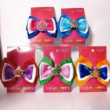 세일러문 USJ 한정판 헤어 클립 5개 세트 미사용 새상품