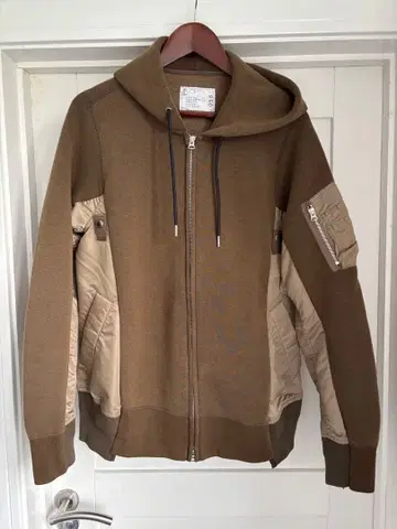 Sacai 스펀지 집업 후디 후드티 사카이