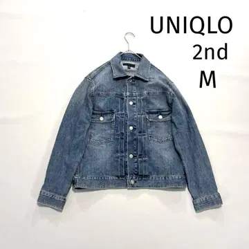 유니클로 데님 자켓 2nd TYPE2 여성용 M 블루
