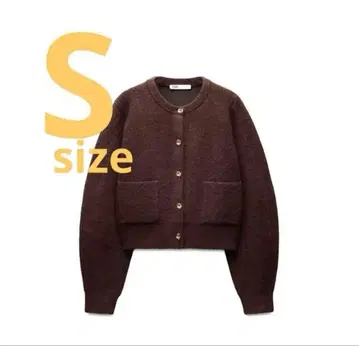 ZARA 초콜릿 브라운 니트