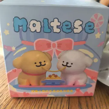 Maltese 개 피규어