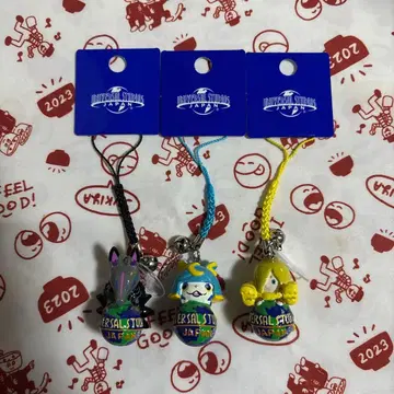 USJ 한정판 요괴워치 스트랩 부시냥 야미큐비 히카리오로치