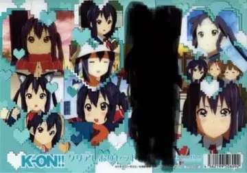 케이온 나카노 아즈사 클리어 책갈피 세트