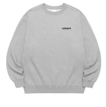 mahargrid 그레이 맨투맨 미사용