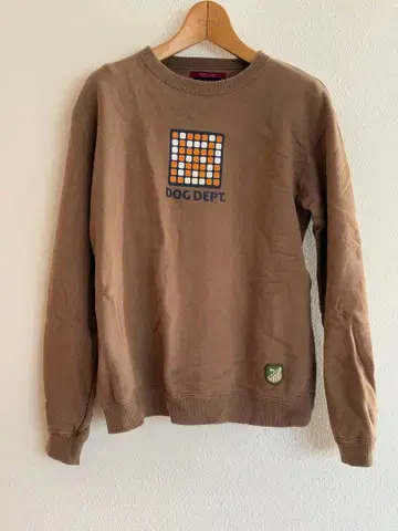 DOG DEPT 브라운 트레이닝복