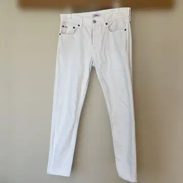 Polo 화이트 데님 팬츠 보이프렌드