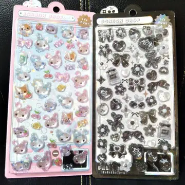 모자 꽁지 드롭 씰 BONBON DROP 2세트