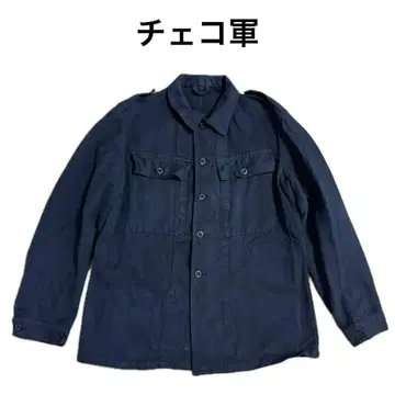 체코군 블랙 밀리터리 자켓