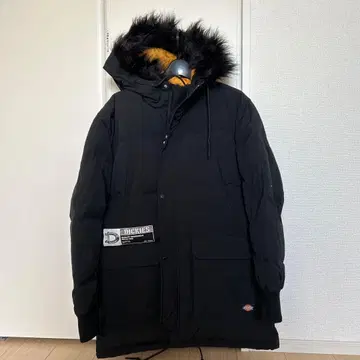 DICKIES 블랙 다운 자켓
