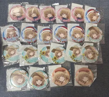 옆집 천사님 시이나 마히루 캔뱃지 DMM 스크래치