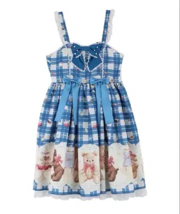 테디베어 점프 스커트