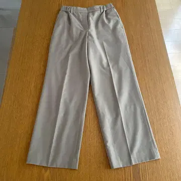 PLST 울 블렌드 와이드 팬츠 S