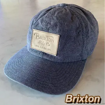 Brixton 가죽 패치 조절 캡