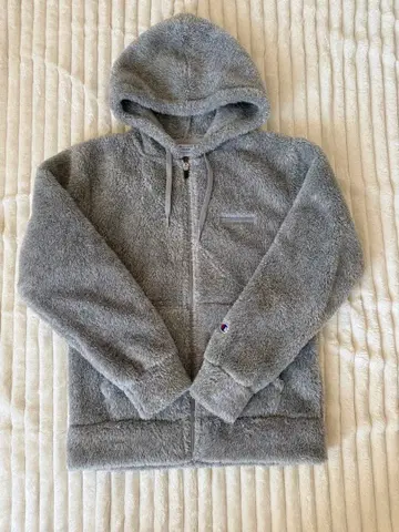 새상품급 Champion 플리스 후드티 M 그레이