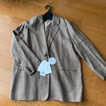 Mila Owen 체크 무늬 테일러드 자켓 사이즈 1