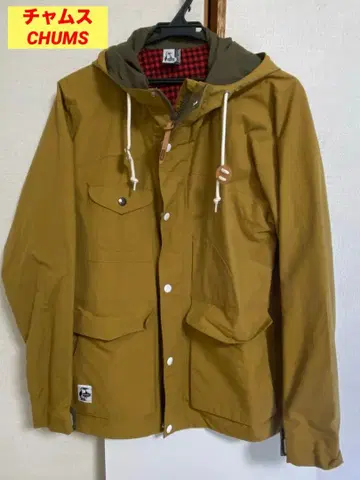 CHUMS 마운틴 후드티 M 카키