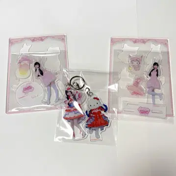 니게미즈 아뮤 헬로키티 라르무 산리오 퓨로 아크릴 스탠드 아크릴 키링