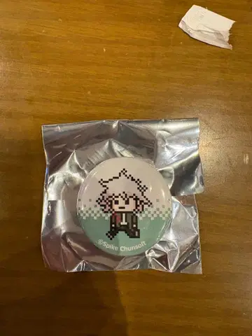 단간론파 15주년 캡슐 토이 도트 그림 캔뱃지 코마에다 나기토