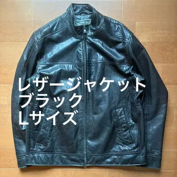 가죽 자켓 블랙 L 사이즈