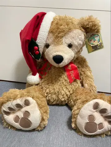 태그 포함 더피 봉제 인형 M 사이즈 크리스마스 2016