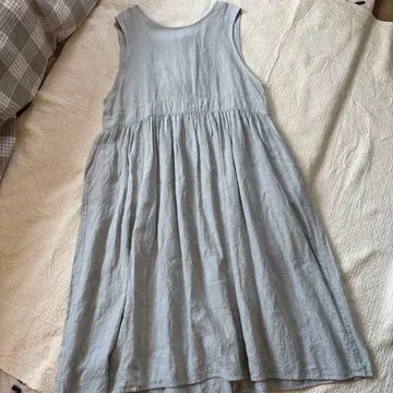 사만사 모스모스 백리본 앞뒤 착용 점프 스커트 slowlinen 민트