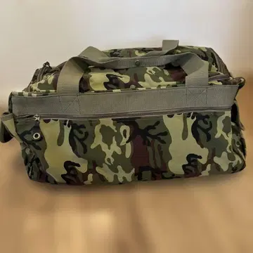 카모플라쥬 캔버스 보스턴 백 숄더 벨트 포함