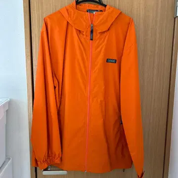 AIGLE 후드 부착 나일론 자켓 XL 오렌지