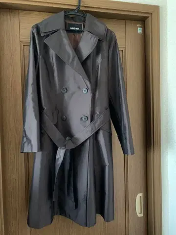 HANAEMORI Deux 브라운 트렌치코트 40