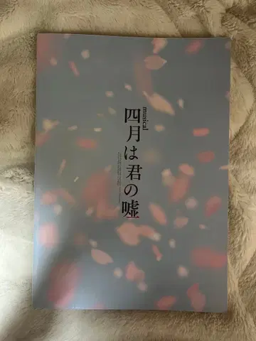 4월은 너의 거짓 뮤지컬 팜플렛