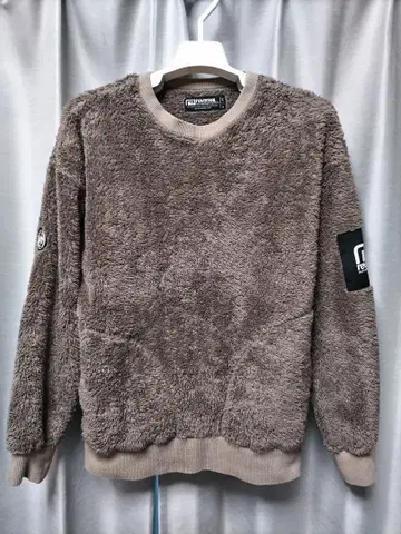 새상품급 리버설 보아 플리스 하이 로프트 플리스 트레이닝복 브라운