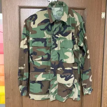 카모 패턴 밀리터리 자켓 M-65 타입 카모플라쥬 카키 계열