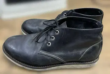 HAWKINS 처카 부츠 블랙 천연 가죽