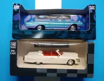 뉴레이 썬더버드 포드 캐딜락 다이캐스트 1/43