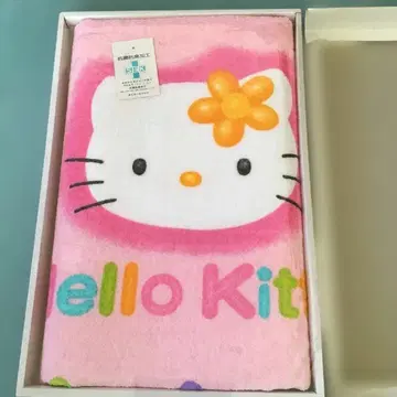 산리오 헤이세이 레트로 키티 빅 타월