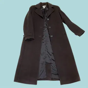 L.L.Bean 다크 브라운 울 롱 코트