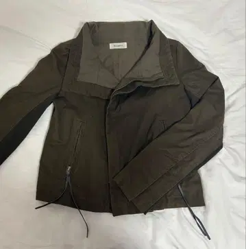 Bonappetit 카키 단장 집업 자켓