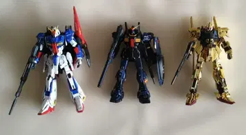 HG RG 건담 프라모델 묶음 판매 조립 완료 3체 설명서 포함