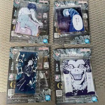 데스노트 제일복권 G상 아크릴 스탠드 4종 세트