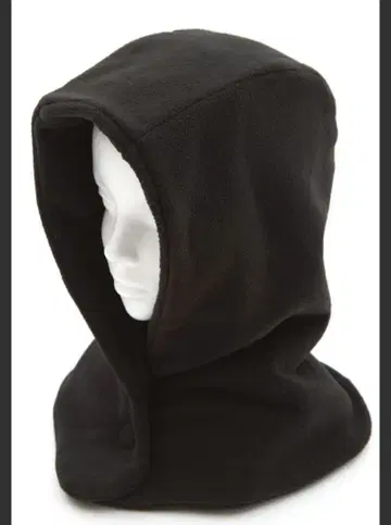 ankoROCK 플리스 후디 발라클라바 블랙 UNISEX