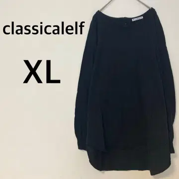 클래식 엘프 오버 사이즈 셔츠 [XL] 빅 사이즈 면 100 블랙