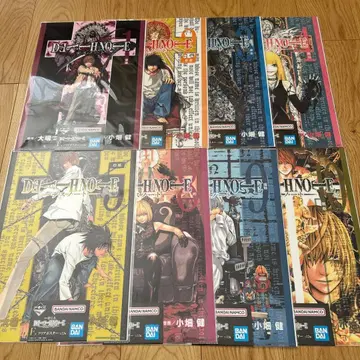 데스노트 제일복권 F상 클리어 포스터 8종 세트 라이트 미사 L 멜로