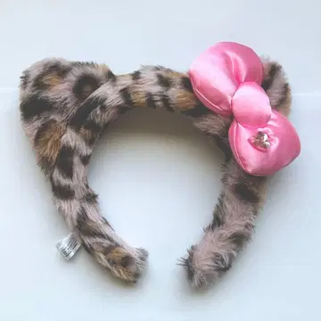 유니버셜 키티 레오파드 무늬 머리띠