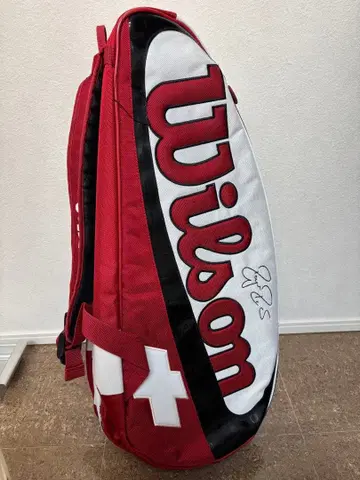 Wilson 테니스 라켓 백 사인 포함