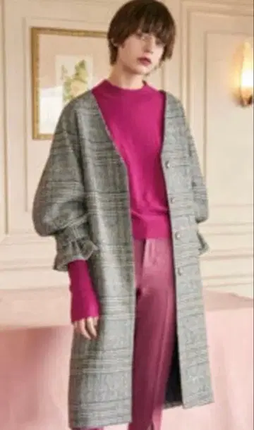 RANDA 볼륨 슬리브 코트 사이즈 1